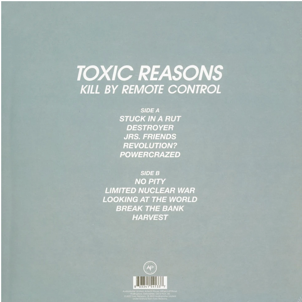 TOXIC REASONS (トキシック・リーズンズ)  - Kill By Remote Control (UK 限定再発「グレイヴァイナル」LP/ New)