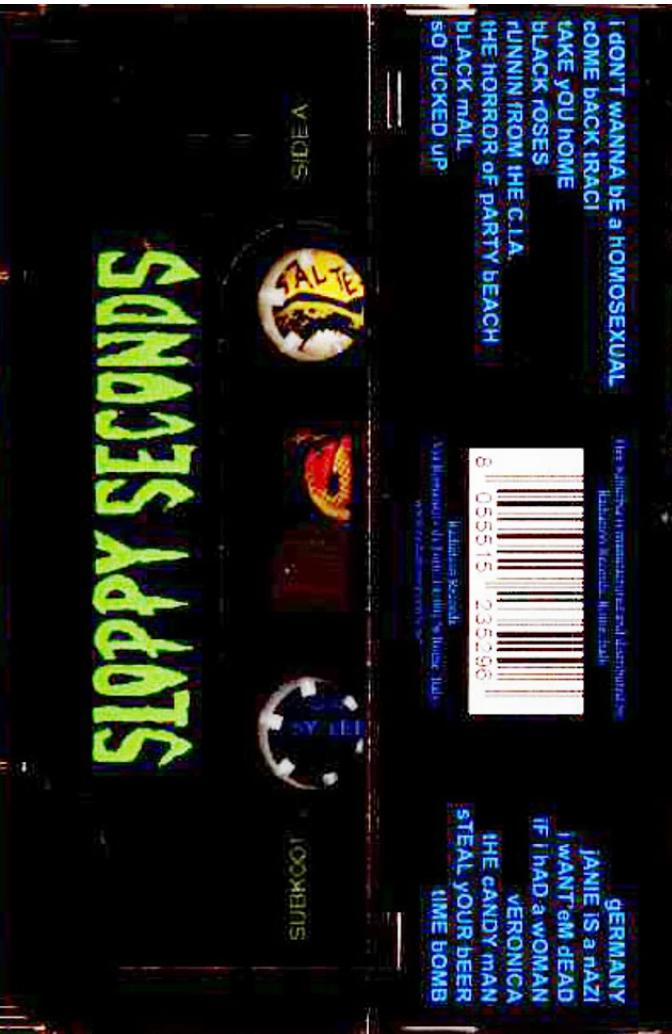 SLOPPY SECONDS (スロッピー・セカンズ )  - Destroyed (Italy 200本限定再発 カセット / New)