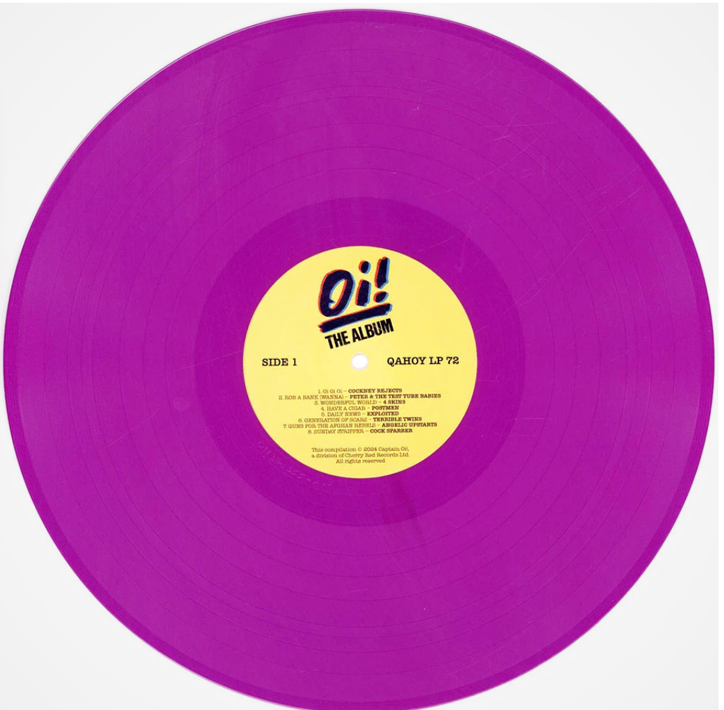 V.A. (UK 80's Oi!、スキンズ・コンピ)  - Oi! The Album (UK 限定再発「パープルヴァイナル」LP/ New)