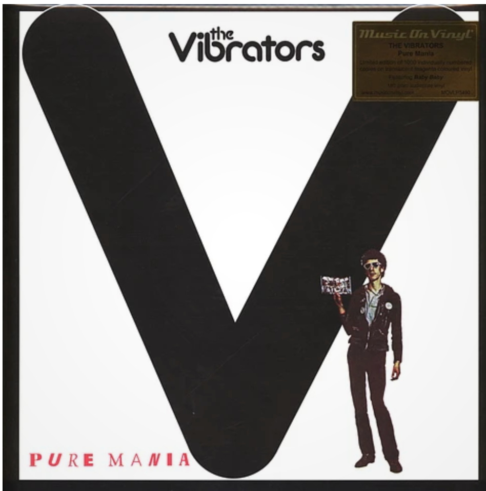 VIBRATORS (ヴァイブレーターズ)  - Pure Mania (EU 1,000枚限定ナンバリング入再発180グラム「クリアマゼンタヴァイナル」LP/New)