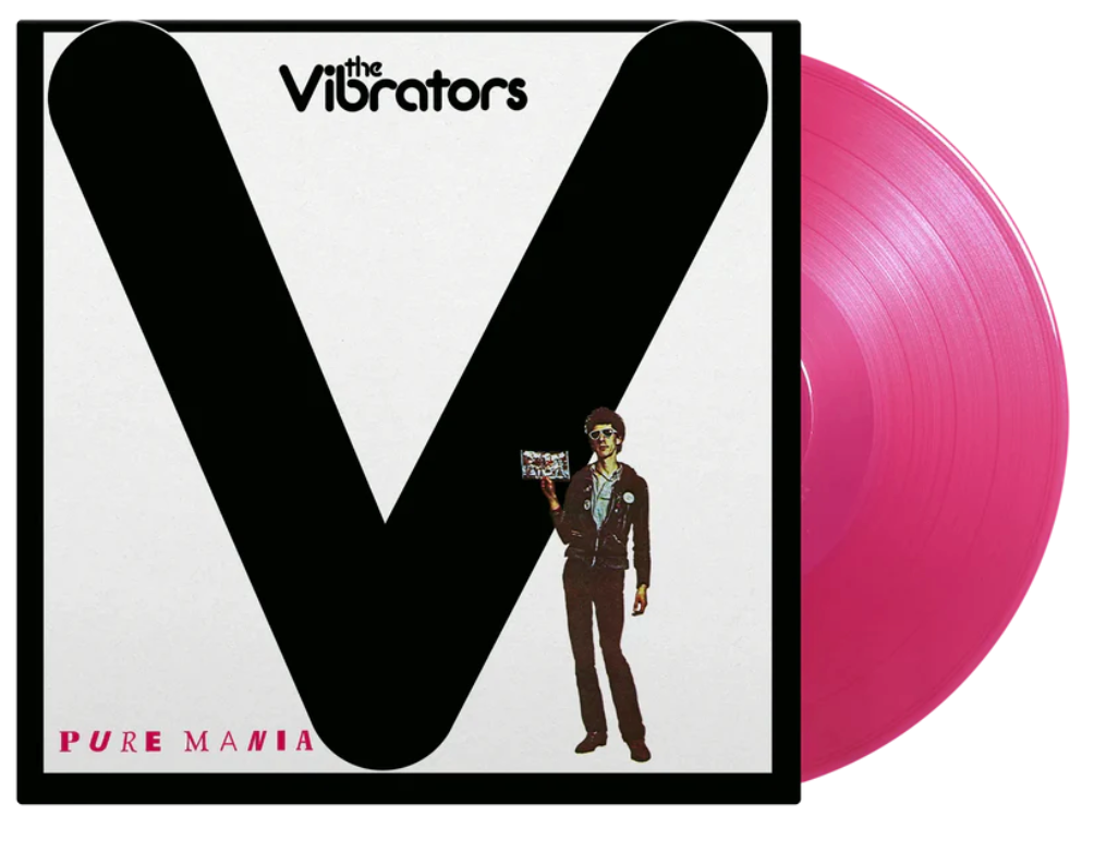 VIBRATORS (ヴァイブレーターズ)  - Pure Mania (EU 1,000枚限定ナンバリング入再発180グラム「クリアマゼンタヴァイナル」LP/New)