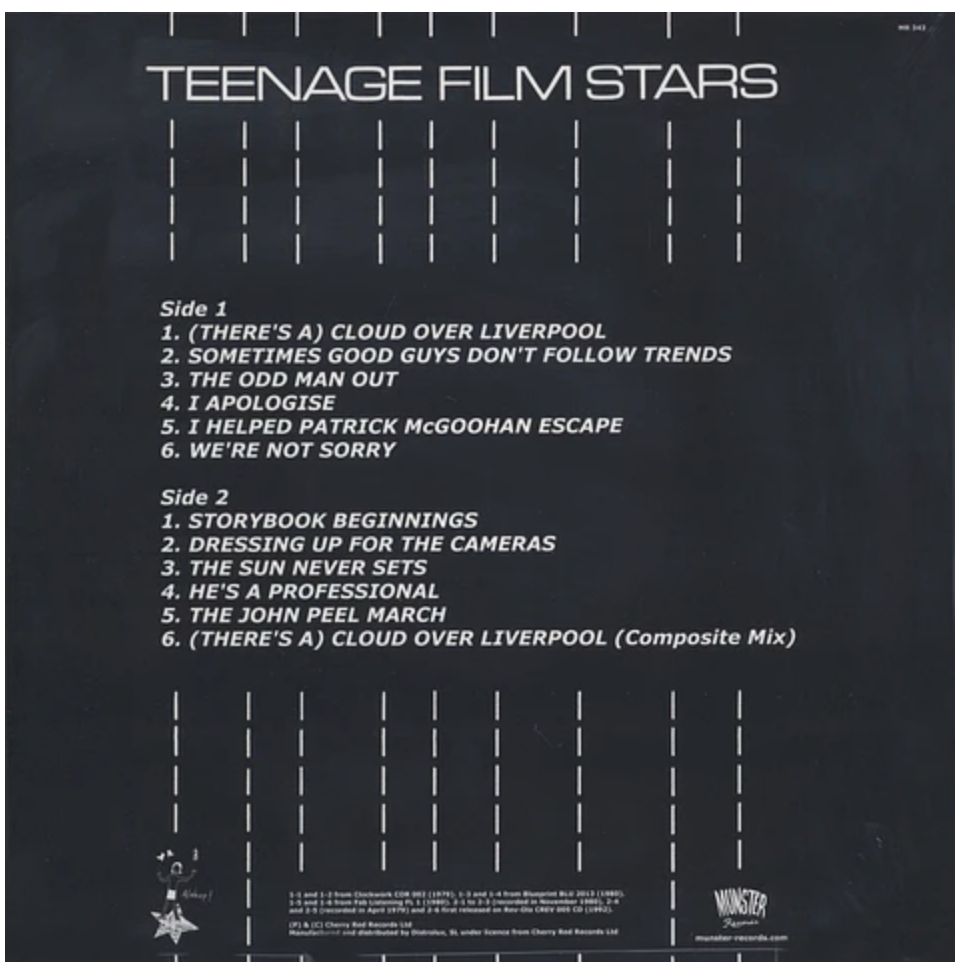 TEENAGE FILMSTARS (ティーンエイジ・フィルムスターズ)  - (There's A) Cloud Over Liverpool  (Spain 「RSD 2014」限定プレス LP/ New)