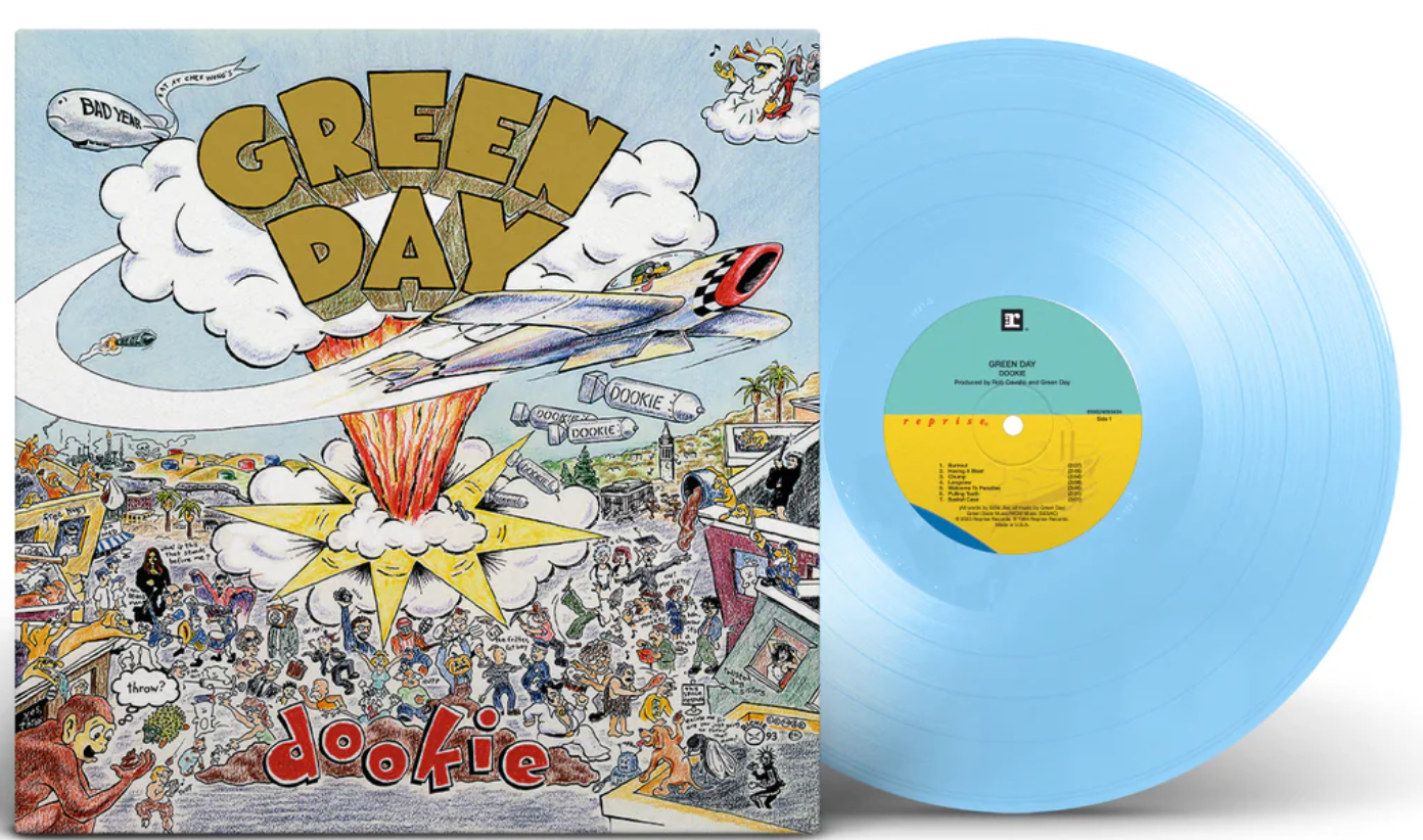 GREEN DAY (グリーン・デイ) - Dookie  (EU 30周年限定再発「ブルーヴァイナル」LP/ New)