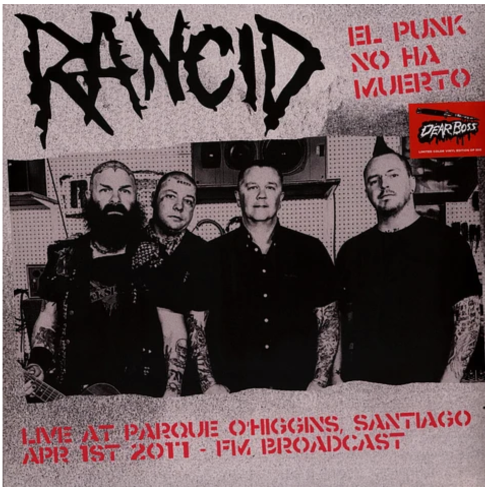 RANCID (ランシド)  - El Punk No Ha Muerto! Live At Parque O'higgins Santiago Apr 1st 2017 FM Broadcast (EU 限定「白赤ヴァイナル」LP/ New)