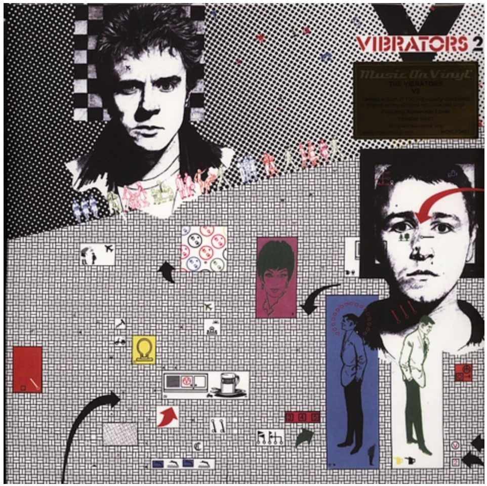 VIBRATORS (ヴァイブレーターズ)  - V2 (EU 750枚限定ナンバリング入再発180グラム「クリアレッドヴァイナル」LP/New)