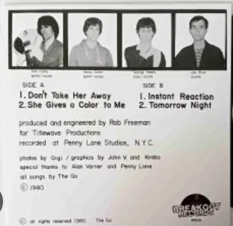 GO, THE (ザ ・ゴー)  - Don't Take Her Away (Italy 限定再発 7"/ New)