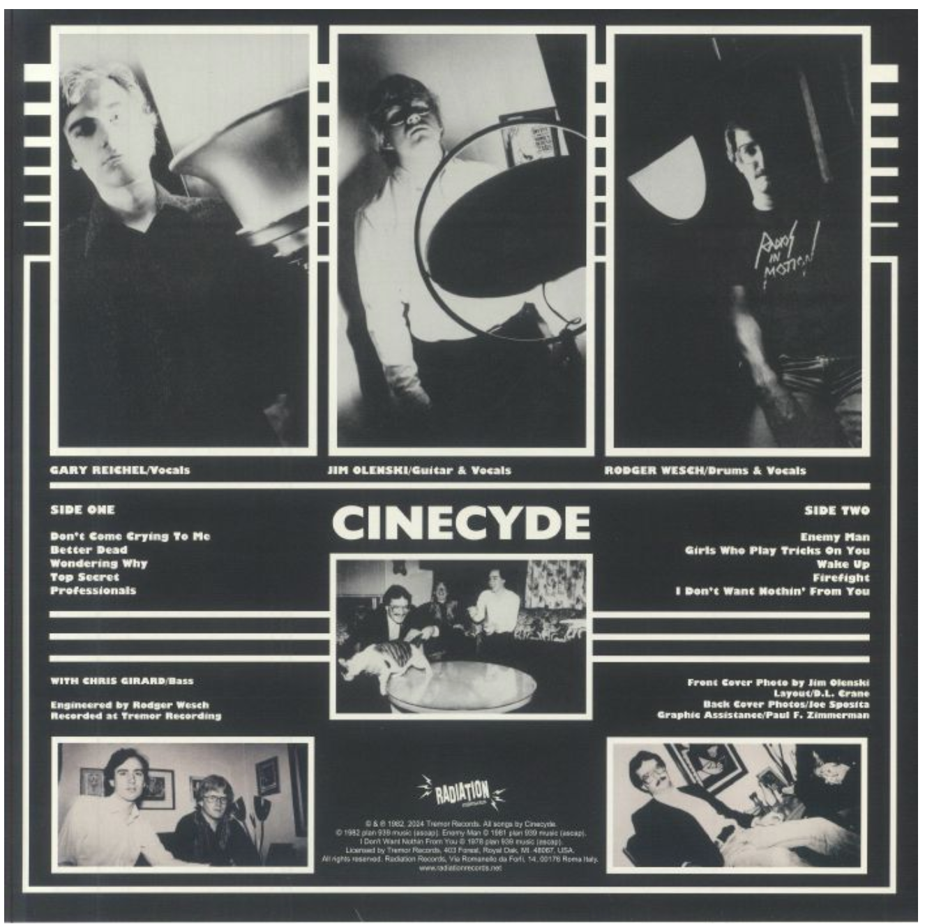 CINECYDE (シネサイド)  - I Left My Heart In Detroit City (Italy 限定再発「ブラックヴァイナル」LP/ New)