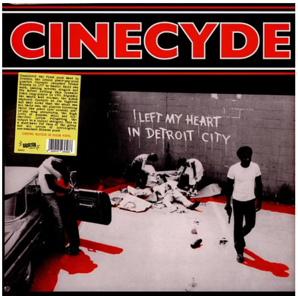 CINECYDE (シネサイド)  - I Left My Heart In Detroit City (Italy 限定再発「レッドヴァイナル」LP/ New)