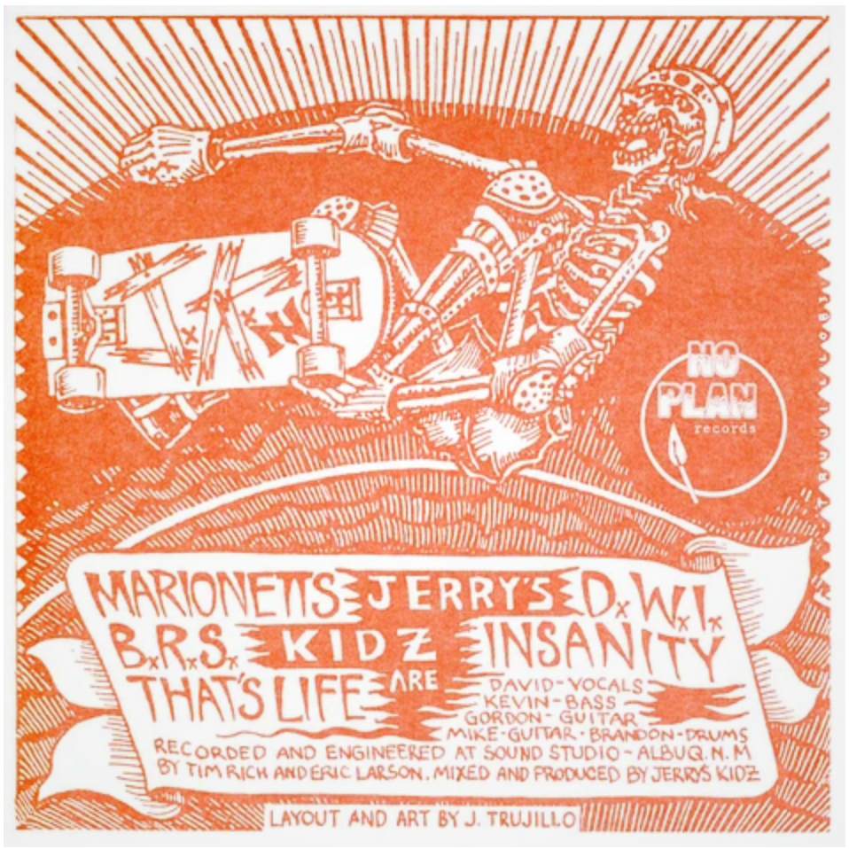 JERRY'S KIDZ (ジェリーズ・キッズ)  - Well Fed Society (German 200枚限定再発 7"/ New) 1984年の唯一EP !