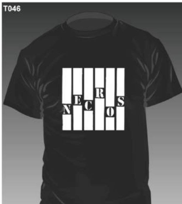 NECROS (ネクロス)  - Classic Logo Black  (限定 Tシャツ黒「M」サイズ）