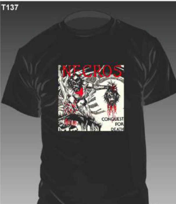 NECROS (ネクロス)  - Conquest For Death (限定 Tシャツ「L」サイズ）