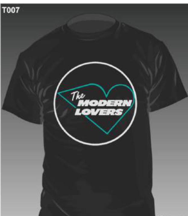 JONATHAN RICHMAN & The Modern Lovers  (ジョナサン・リッチマン & ザ・モダーン・ラヴァーズ)  - Circle Logo  (限定 Tシャツ「L」サイズ）