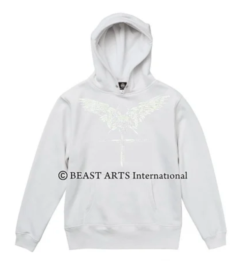 G.I.S.M. (ギズム) - Guierrilla Incendiary Hoodie White  (Japan 限定フーディー白/ 予約商品)