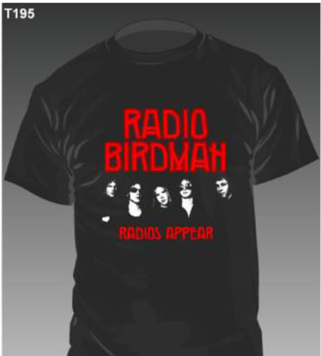 RADIO BIRDMAN (レディオ・バードマン)  - Radio Appear  (限定 Tシャツ「L」サイズ）