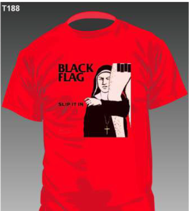 BLACK FLAG (ブラック・フラッグ)  - Slip It In (限定 Tシャツ「L」サイズ）