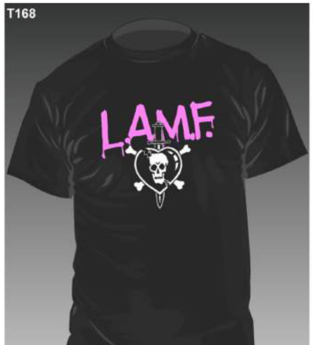 JOHNNY THUNDERS (ジョニー・サンダース )  - L.A.M.F. (限定 Tシャツ「M」サイズ）