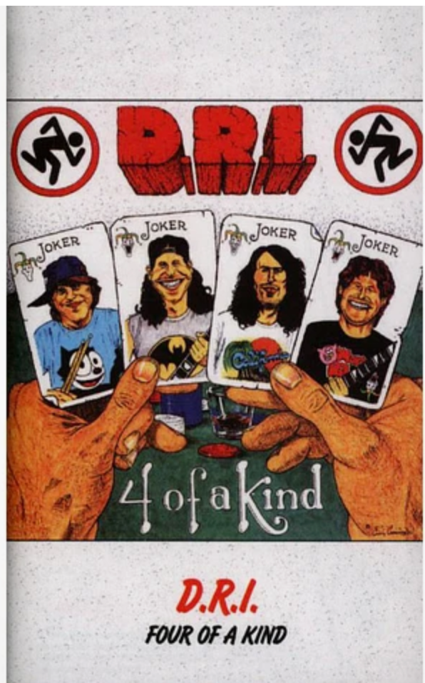 D.R.I. (Dirty Rotten Imbeciles)  - 4 Of A Kind (Italy 限定再発カセット / New) '88年4枚目アルバム！