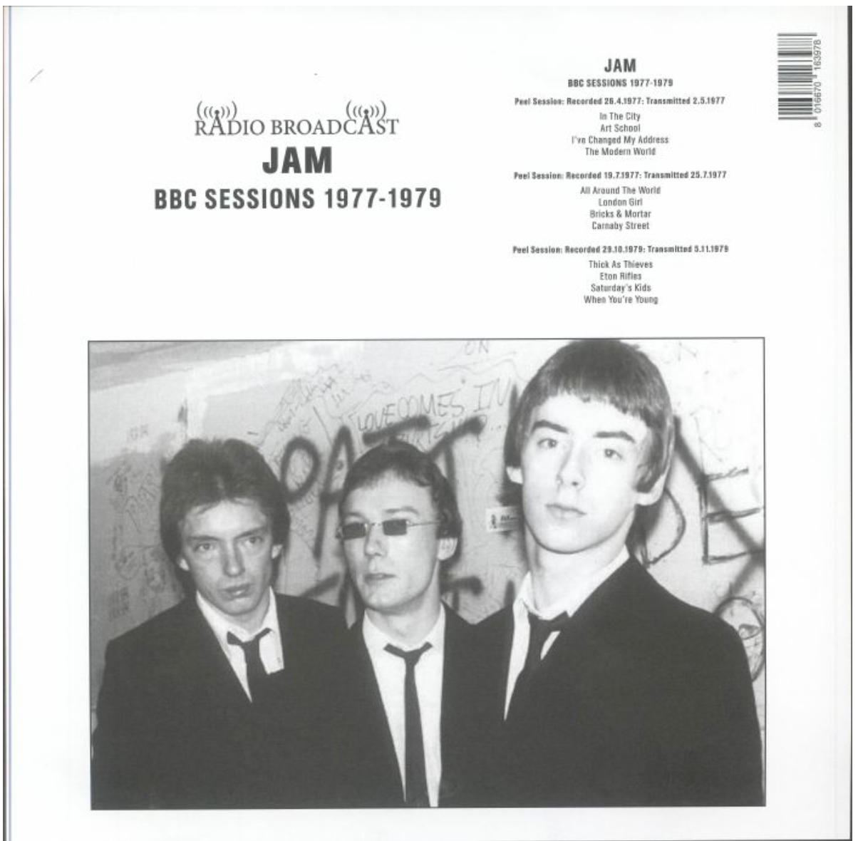 JAM, THE (ザ・ジャム)  - Jam BBC Sessions 1977-1979 (EU 限定プレス LP/ New) ピールセッション音源コンピ !