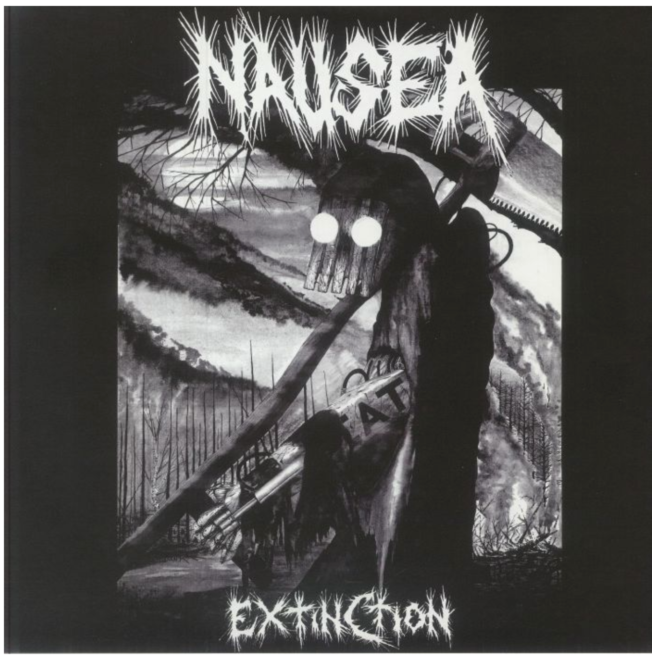 NAUSEA (ノーズィア)  - Extinction (Finland 正規再発「限定クリアパープルヴァイナル」LP/ New) 90'sクラストの古典 !