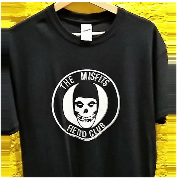 MISFITS (ミスフィッツ) - Fiend club Logo (限定 黒Tシャツ「M