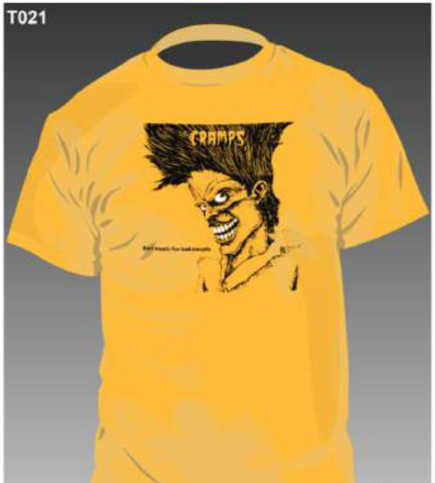 CRAMPS (クランプス)  - Bad Music For Bad People (限定 Tシャツ「L」サイズ/ New）