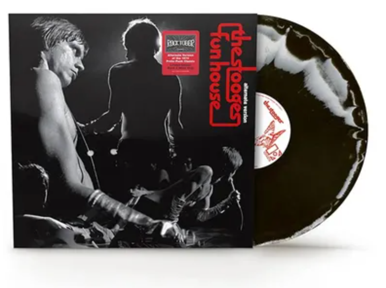STOOGES, THE (ザ・ストゥージーズ)  - Funhouse : Alternate Version (US「Rocktober 2025」正規再発「限定白/黒ヴァイナル」LP/ New)