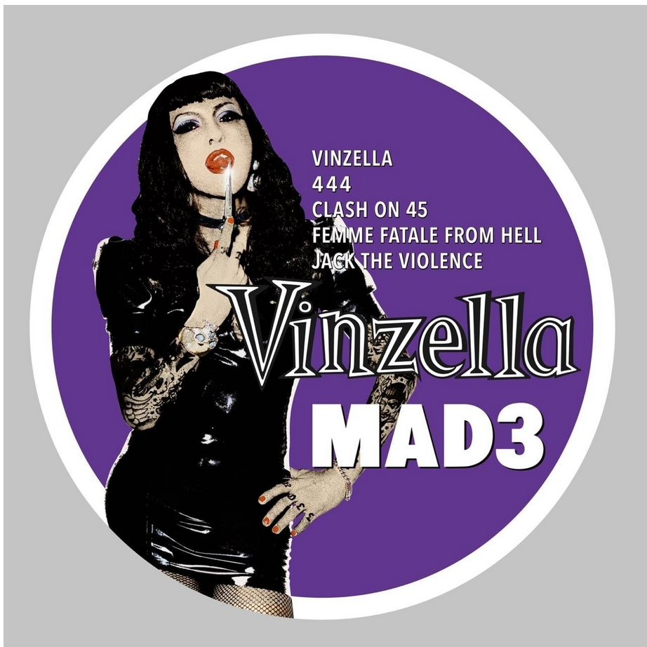 MAD 3 (マッド・スリー)  - Vinzella (Japan 限定プレス 7"+CD セット、初回特典ステッカー付き/ New)  2025年10月27日発売！