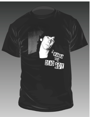 STIV BATORS (スティヴ・ベイターズ)  - I Wanna Be A Dead Boy : Theresa K. Photo  (限定 Tシャツ「M」サイズ/ New）