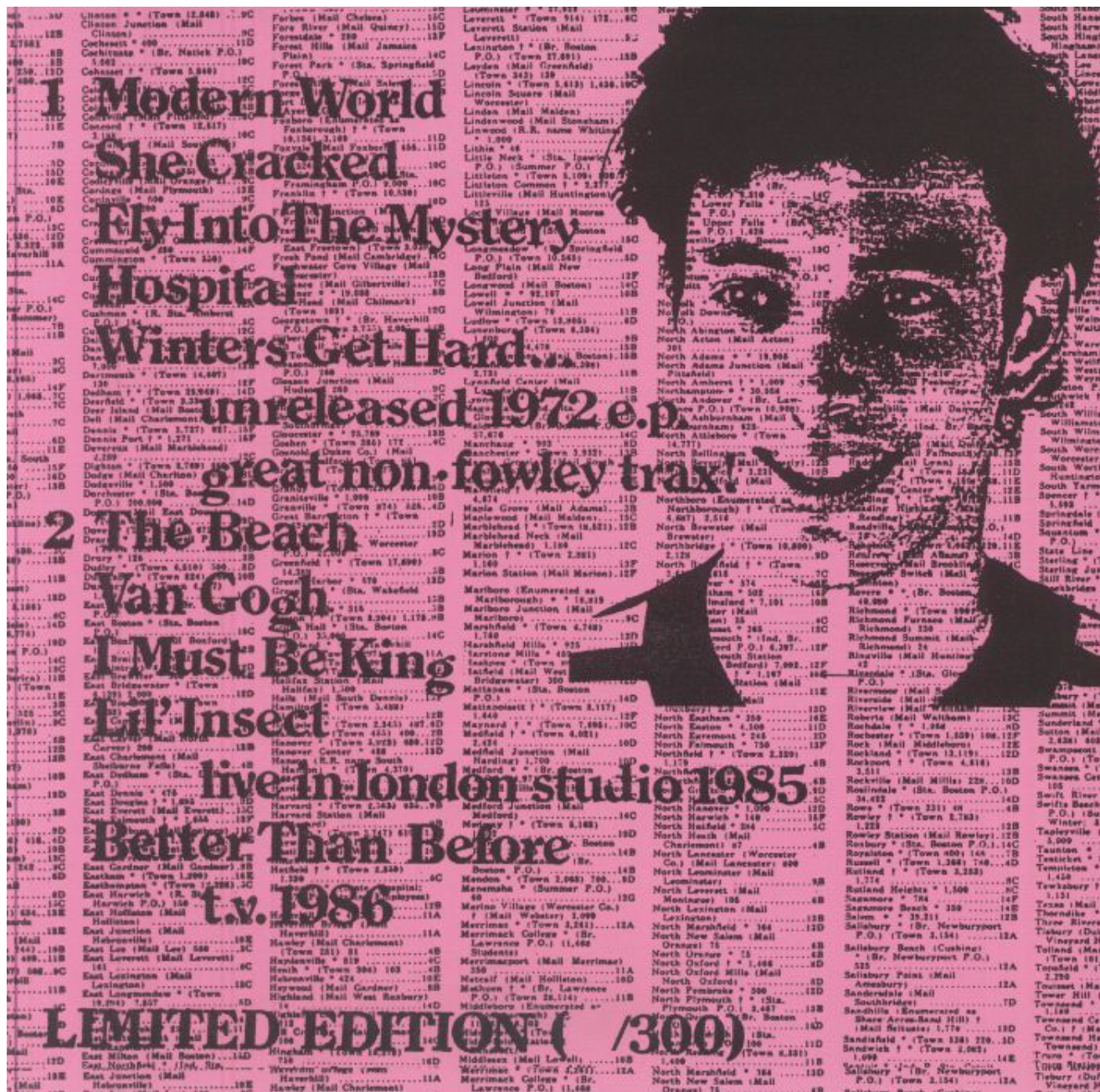 JONATHAN RICHMAN & The Modern Lovers  (ジョナサン・リッチマン & ザ・モダーン・ラヴァーズ)  - Beantown Gems (EU 限定再発 LP/ New) 初期レア音源コンピ！