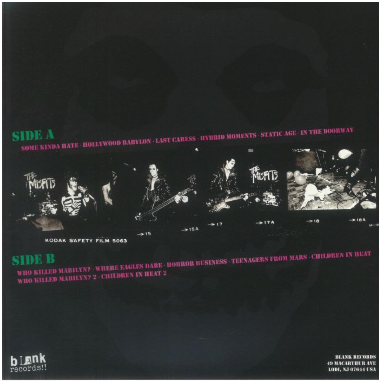 MISFITS (ミスフィッツ)  - Calling All Fiends: Studio Outtakes 1979-1980 (EU限定「ピンクヴァイナル」LP/ New) 初期アウトテイク集！