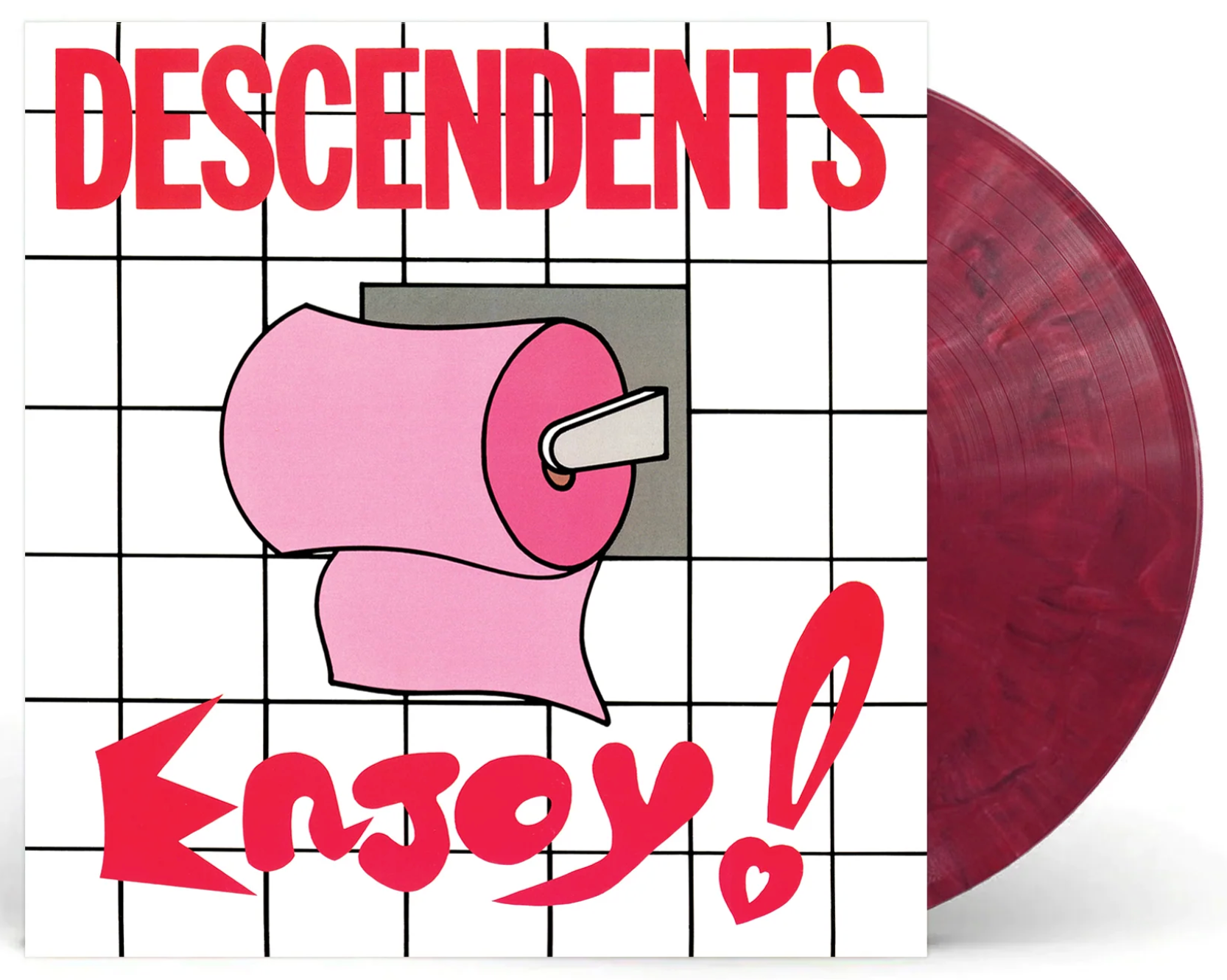 DESCENDENTS (ディセンデンツ)  - Enjoy! (US '26 正規再発「限定ワイルドチェリーヴァイナル」LP/ New) '86年サード！40周年記念リイシュー！