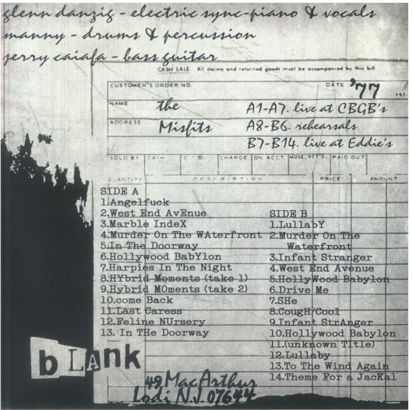 MISFITS (ミスフィッツ)  - Before The Static Age: Songs From The Manny Tapes (EU 限定プレス再発 LP/ New) '77年録音の極初期コレクション！