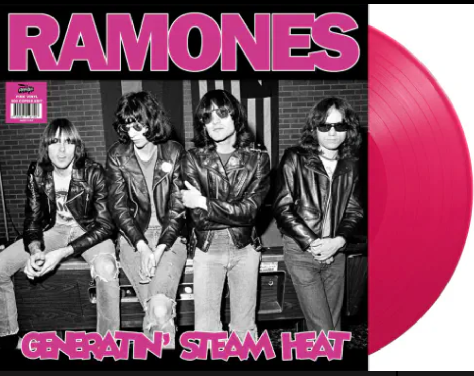 RAMONES (ラモーンズ)  - Generatin' Steam Heat (EU 500枚限定「ピンクヴァイナル」LP/ New)ブロードキャスト録音全28曲 !