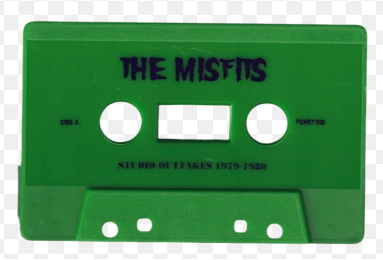 MISFITS (ミスフィッツ)  - Studio Outtakes 1979-1980 (EU 限定「グリーン」カセット/ New) 初期アウトテイク集！