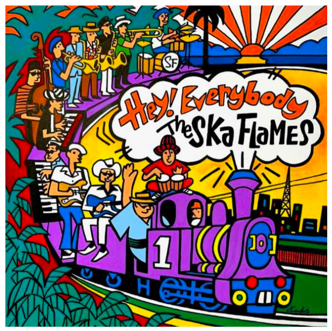 SKA FLAMES, THE  (ザ・スカフレイムス )  - Hey! Everybody (Japan 完全限定プレス LP/予約商品）2026年12月16日発売！
