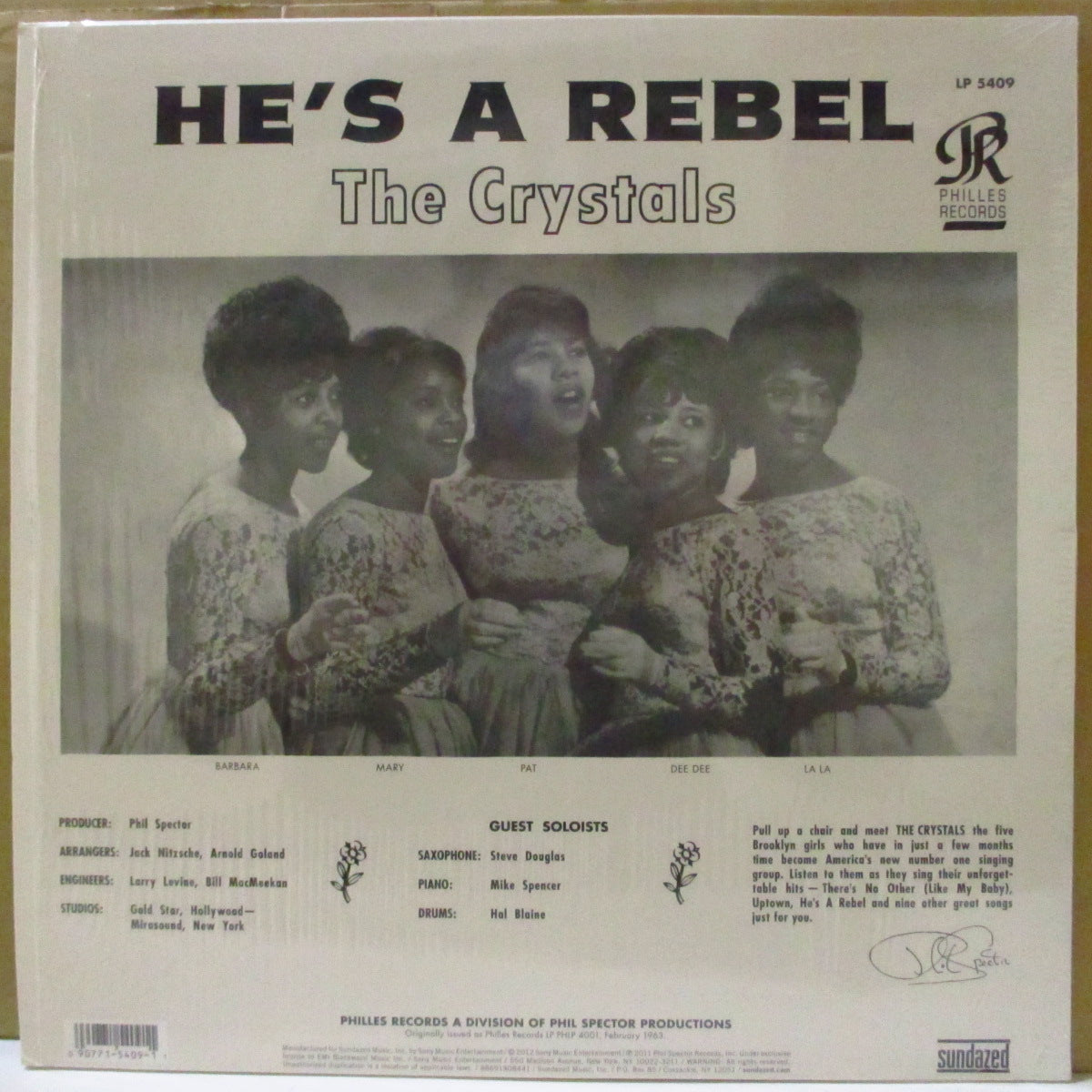 CRYSTALS, THE (ザ・クリスタルズ) - He's A Rebel (US '12