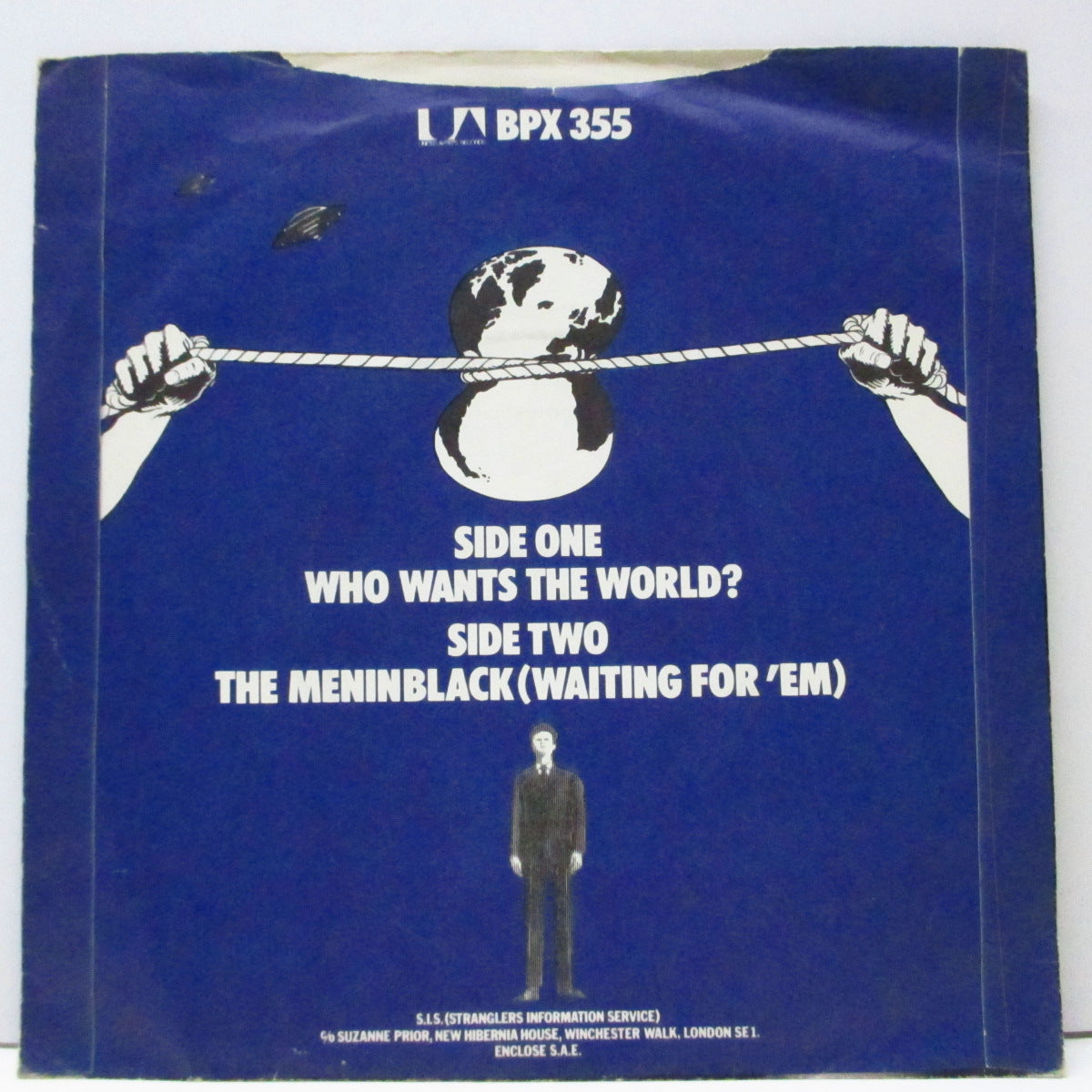 STRANGLERS, THE (ストラングラーズ )  - Who Wants The World (UK 限定 7"/「79p RRP」光沢ソフト紙折り返ジャケ付) A面アルバム未収録