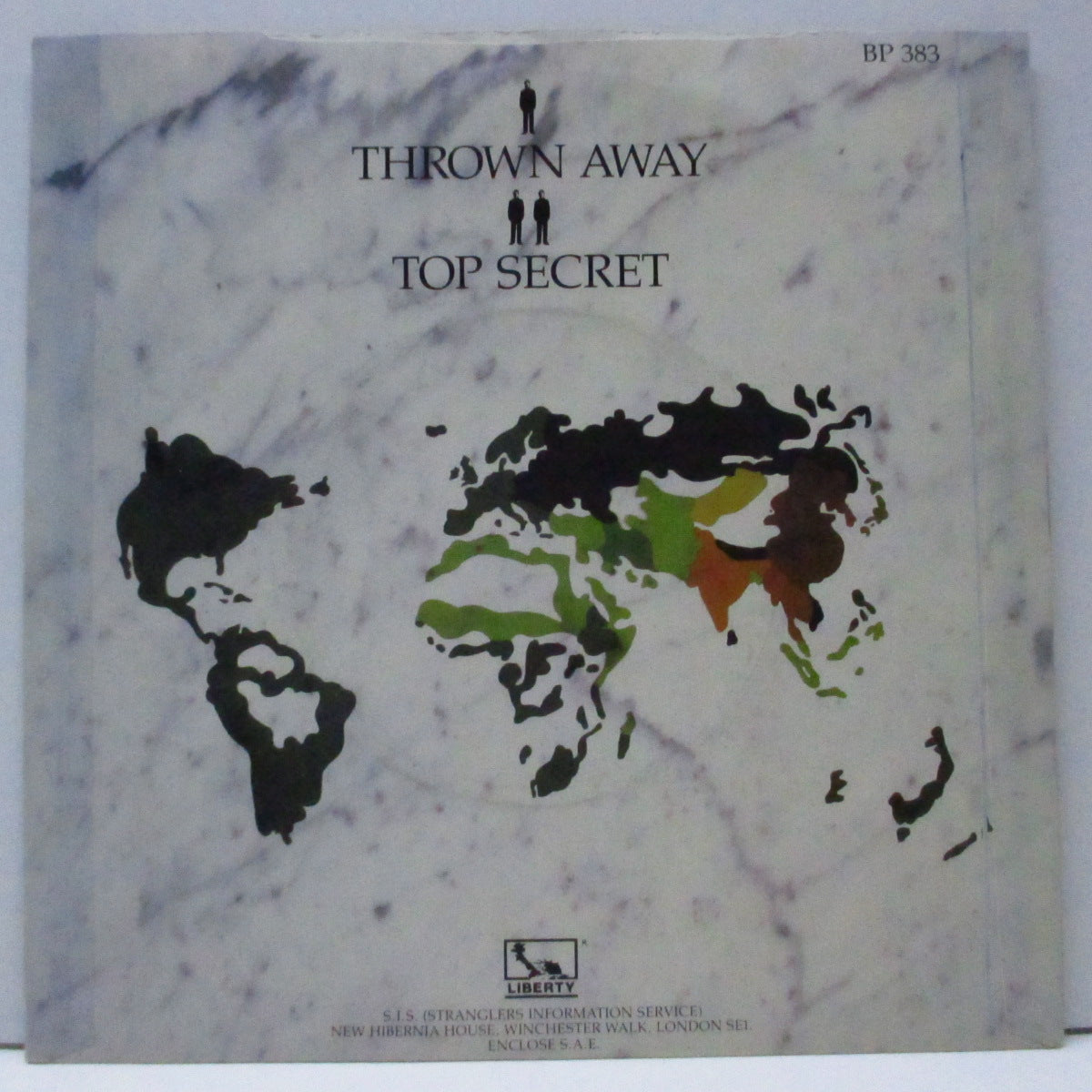 STRANGLERS, THE (ストラングラーズ )  - Thrown Away (UK オリジナル 7"/マットソフト紙折り返しジャケ) B面アルバム未収録 !