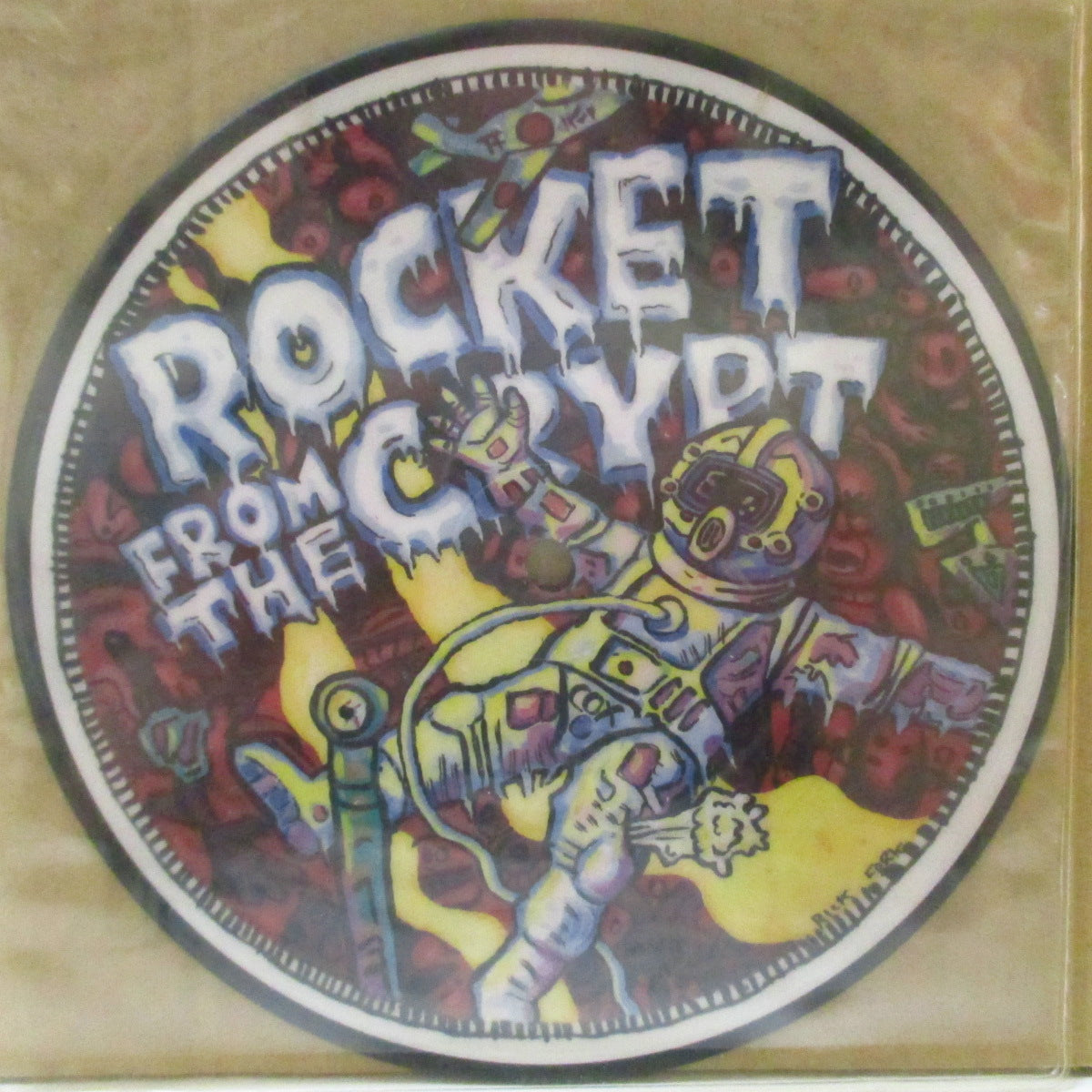 ROCKET FROM THE CRYPT (ロケット・フロム・ザ・クリプト)  - Boychucker (US 限定「背景白色」ピクチャー 7インチ+PVC) '92年シングル