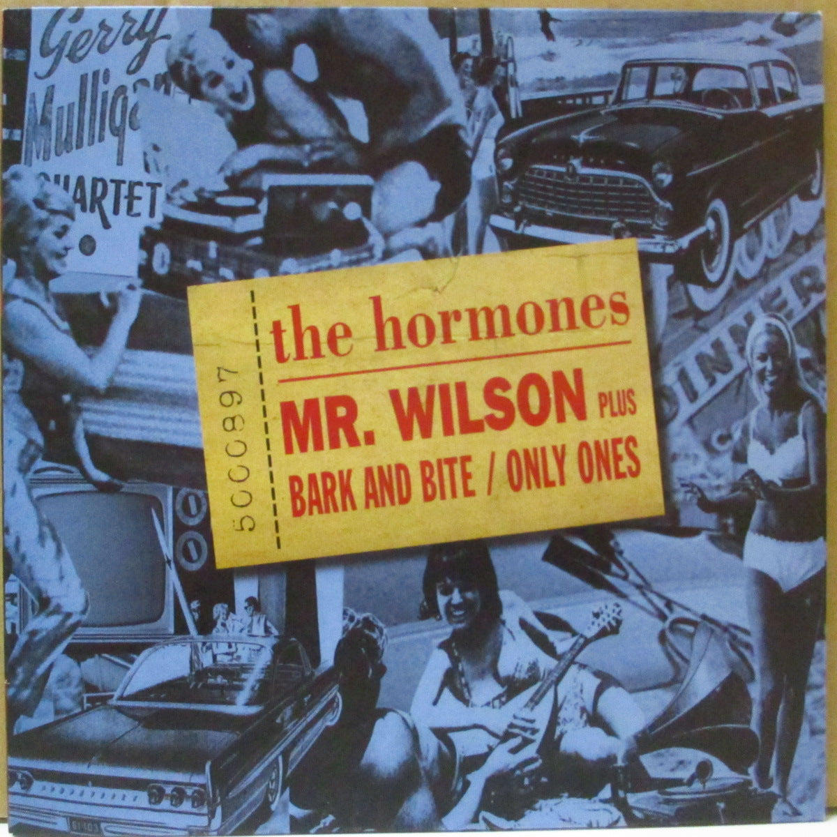 HORMONES, THE (ホルモンズ)  - Mr. Wilson +2 (UK オリジナル 7インチ+光沢固紙ジャケ) '98年シングル