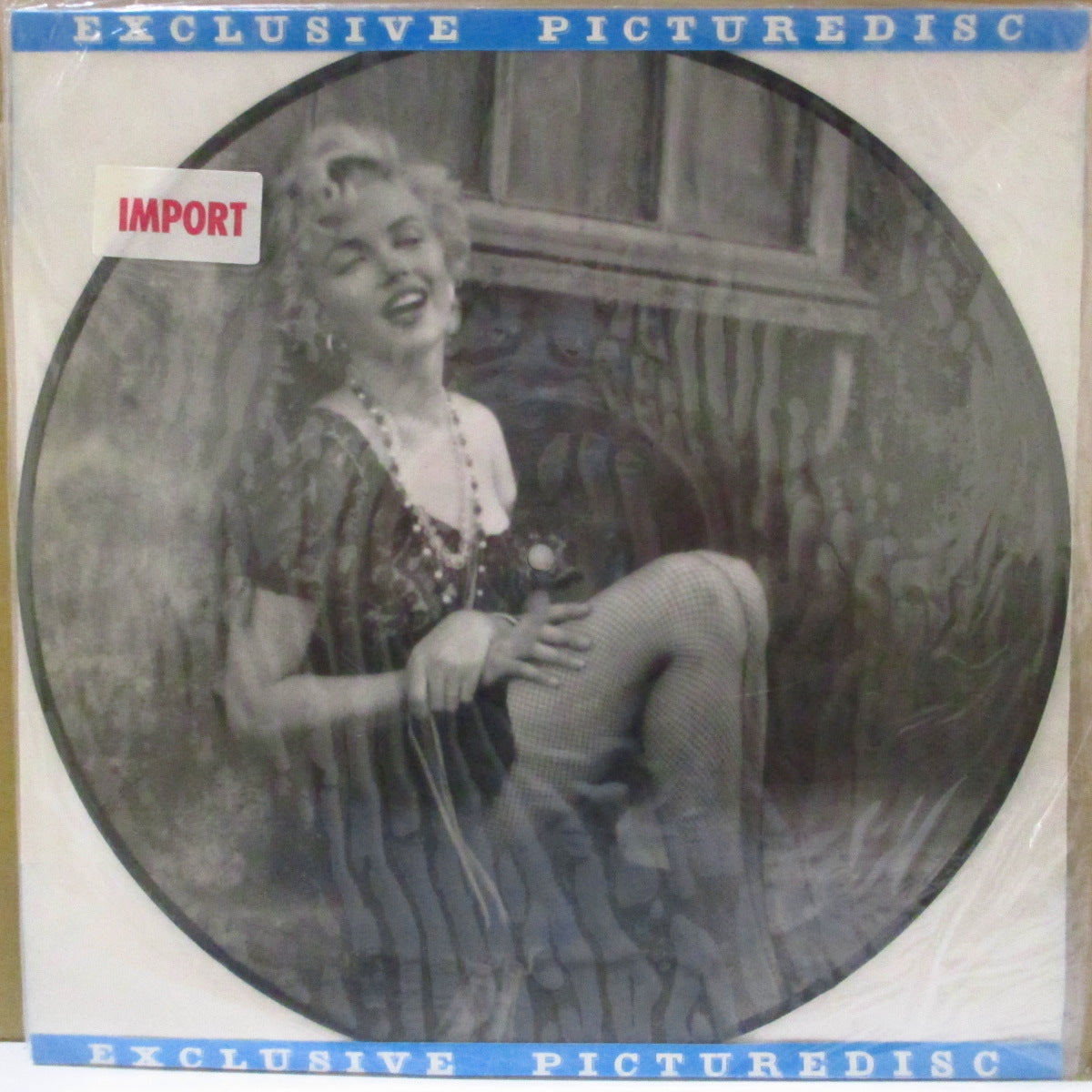 MARILYN MONROE (マリリン・モンロー)  - The Legend Lives On (オランダ '84 限定「白黒」ピクチャーディスク/カタログ掲載仕様「青枠」インサートver）ベスト全10曲