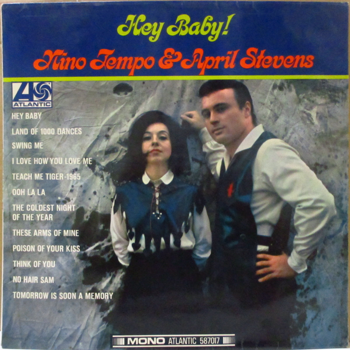 NINO TEMPO & APRIL STEVENS (ニノ・テンポ & エイプリル・スティーブンス)  - Hey Baby ! (UK '66 オリジナル・モノラル LP/表面コーティング・ジャケ )66年サード・アルバム、LPは未再発化