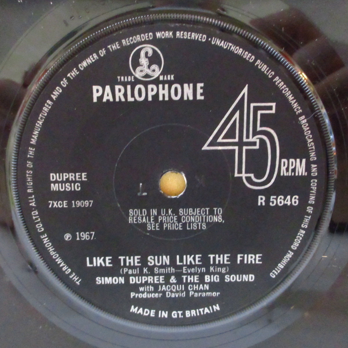 SIMON DUPREE & THE BIG SOUND (サイモン・デュプリー＆ザ・ビッグ・サウンド)  - Kites (UK '67 オリジナル「フラットセンター」 7インチ+カンパニースリーブ)サイケ・ポップ名曲！