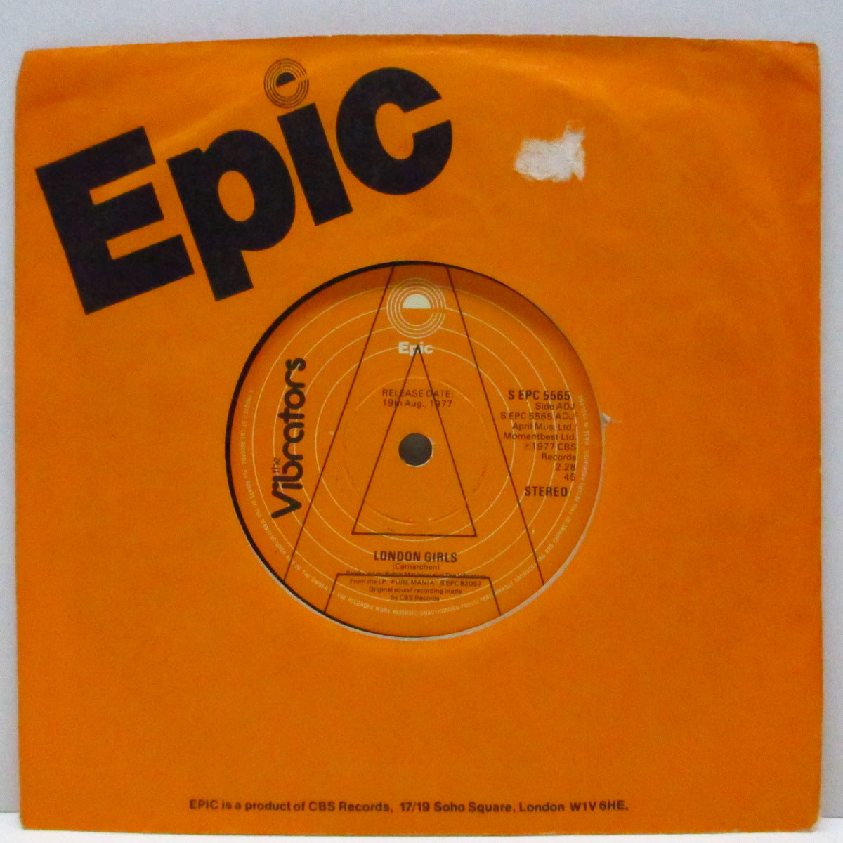 VIBRATORS, THE (ヴァイブレーターズ) - London Girls [Studio] (UK