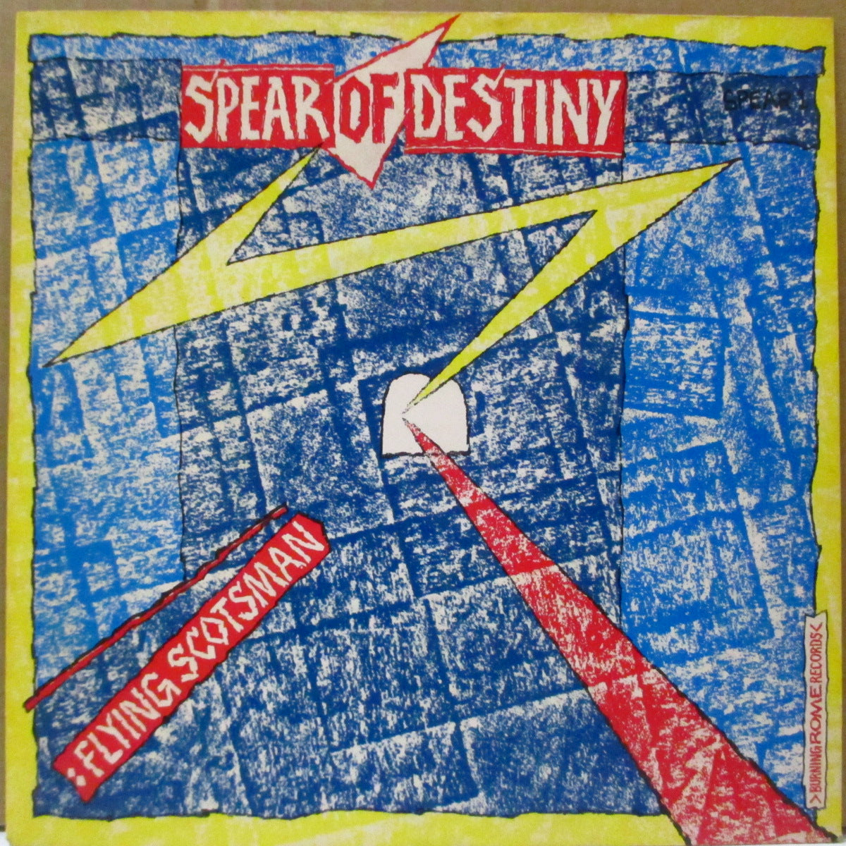 SPEAR OF DESTINY (スピア・オブ・ディスティニー)  - Flying Scotsman (UK オリジナル 7インチ+光沢固紙ジャケ) '83年シングル