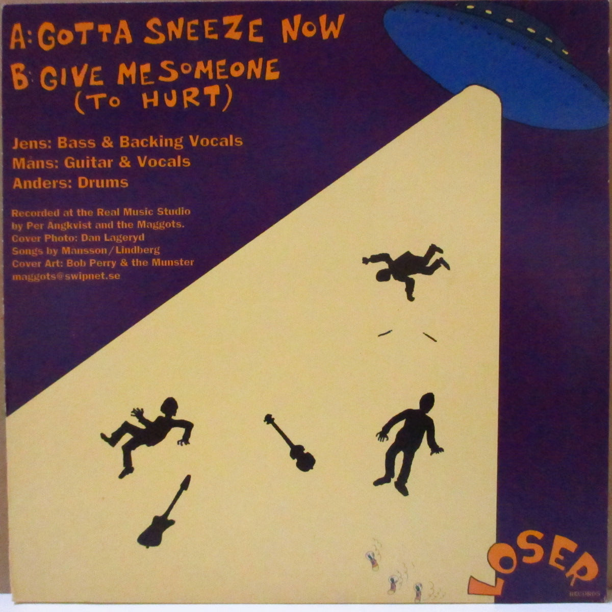 MAGGOTS, THE (ザ・マゴッツ)  - Gotta Sneeze Now (Sweden '00 オリジナル 7インチ/光沢固紙ジャケ)