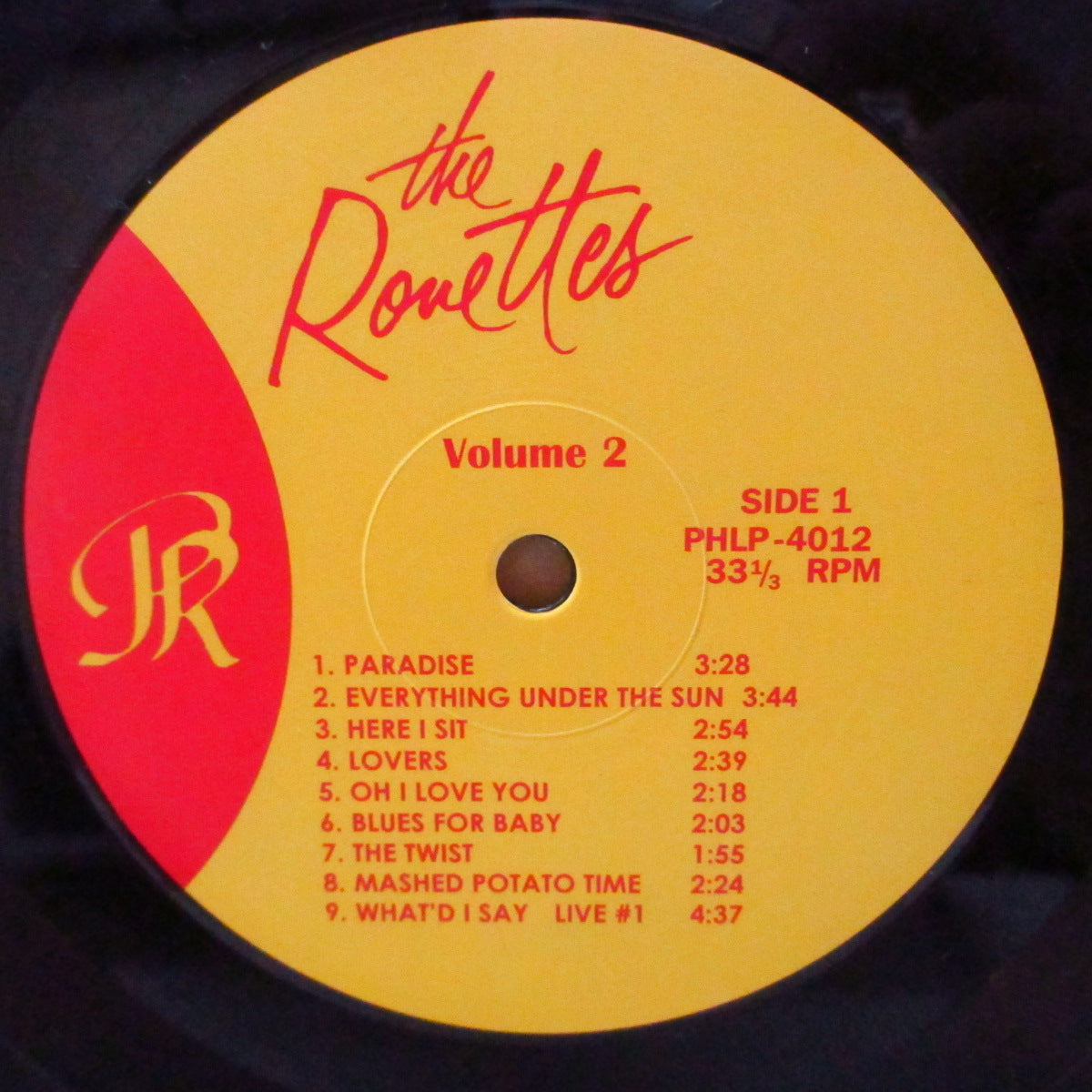 RONETTES, THE (ザ・ロネッツ)  - Volume 2 (EU 限定リリース・アナログ LP/廃盤) レア音源編集コンピ第2弾全18曲！