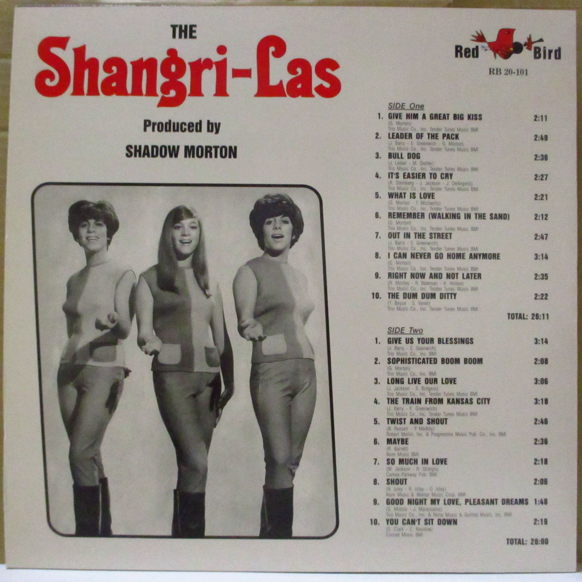 SHANGRI-LAS, THE (ザ・シャングリ・ラス)  - Leader Of The Pack (EU 00's 限定ボーナス追加20曲入り再発 LP/廃盤) '65年1stアルバム+8曲全20曲ほぼベスト！