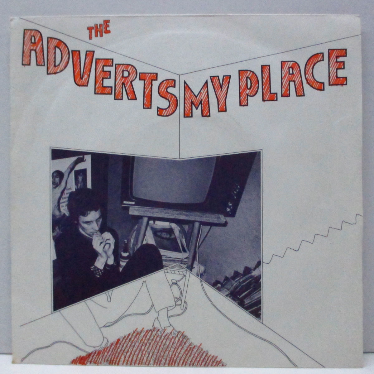 ADVERTS, THE (アドヴァーツ)  - My Place (UK オリジナル 7"/マットソフ紙折り返しジャケ) 近年稀な美品