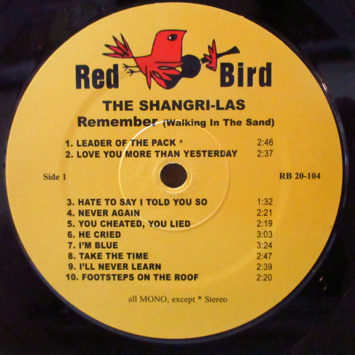 SHANGRI-LAS, THE (ザ・シャングリ・ラス)  - Remember (Walking In The Sand) (EU '07年限定20曲入り LP/廃盤)レア・トラック・コンピ